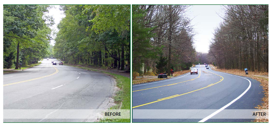 VDOT road diet example