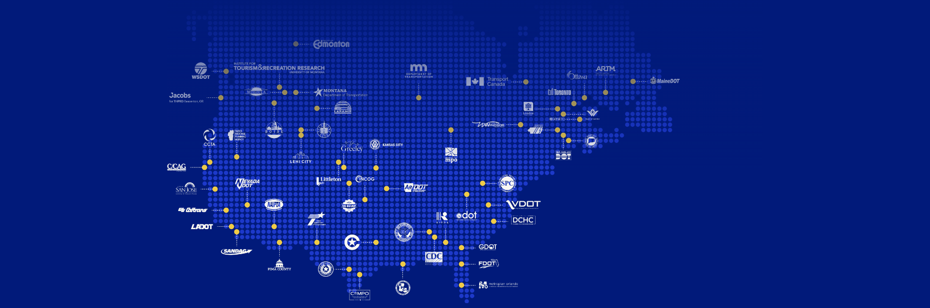 StreetLight competitors and alternatives header map with logos