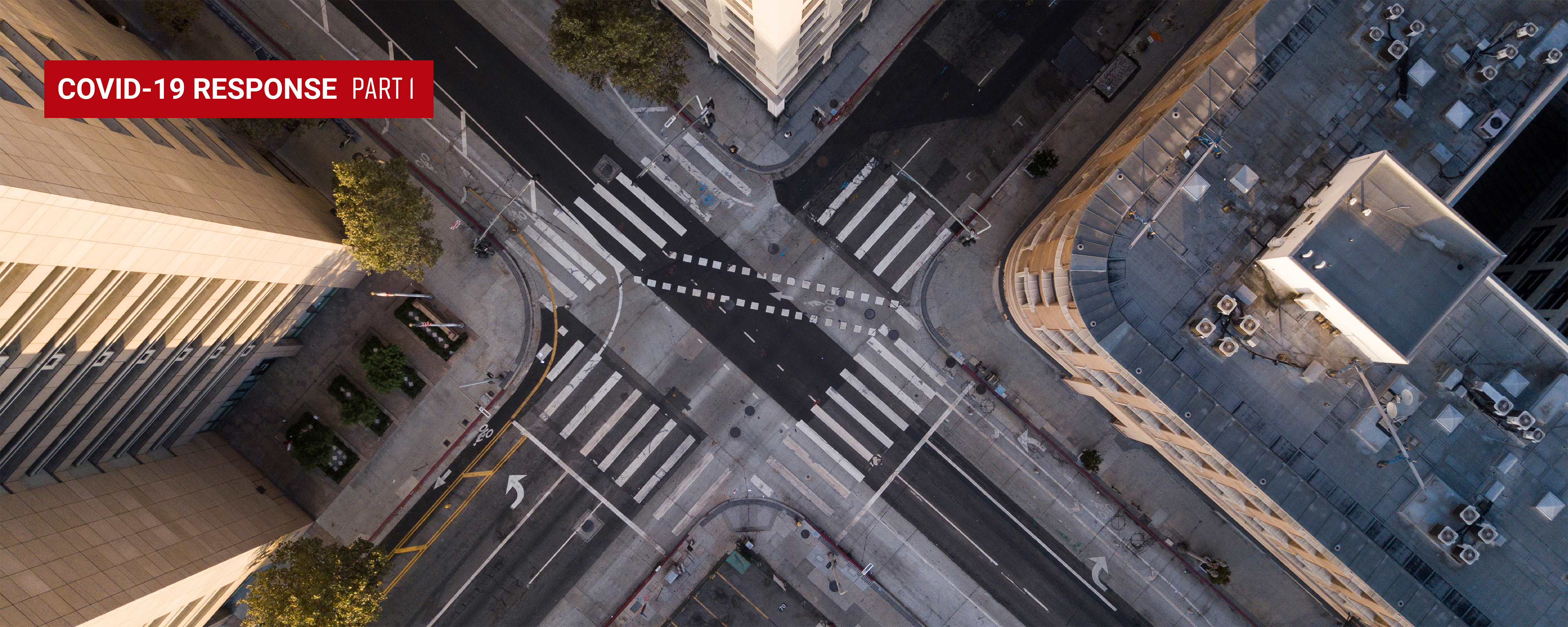 empty city intersection